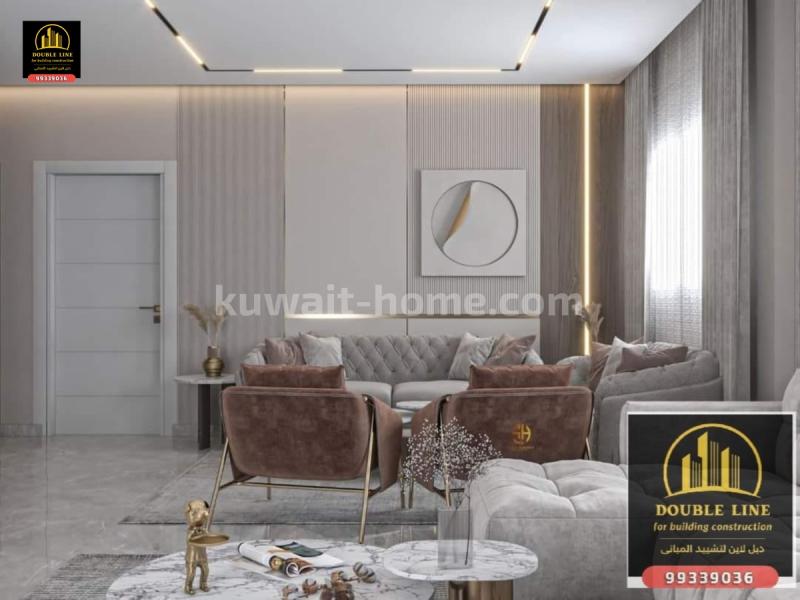 نقوم بكافه اعمال المقاولات  بدايه من التصميم الداخلى والخارجى 99339036  و تصميم الديكور الداخلى والبناء( الانشاءات) والتشطيبات بكافه انواعها تسليم على المفتاح اسعار تنافسيه و جوده عاليه من خلال شركتنا شركه دبل لاين لتشييد المبانى تصميم وتنفيذ 