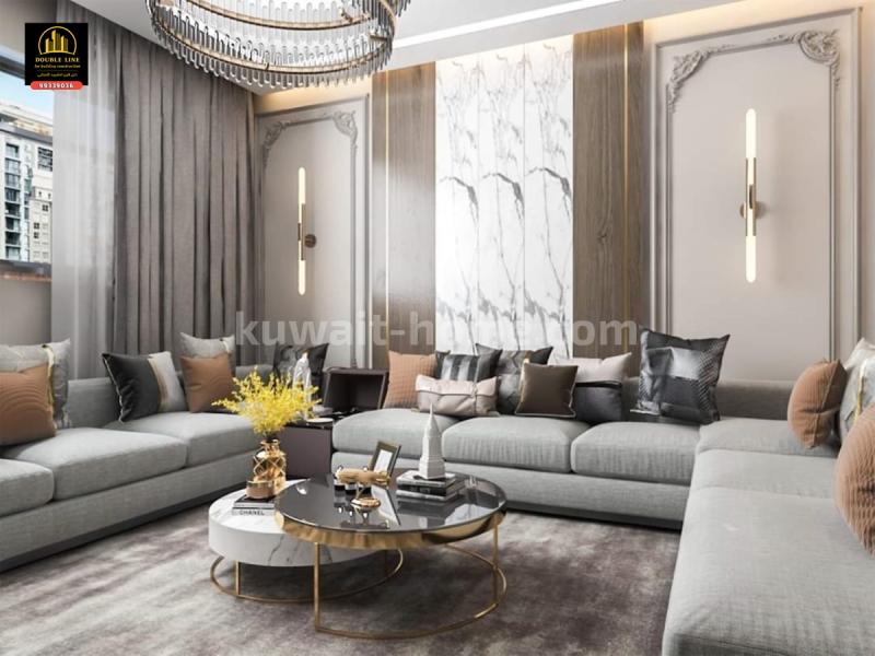 نقوم بكافه اعمال المقاولات  بدايه من التصميم الداخلى والخارجى 99339036  و تصميم الديكور الداخلى والبناء( الانشاءات) والتشطيبات بكافه انواعها تسليم على المفتاح اسعار تنافسيه و جوده عاليه من خلال شركتنا شركه دبل لاين لتشييد المبانى تصميم وتنفيذ 