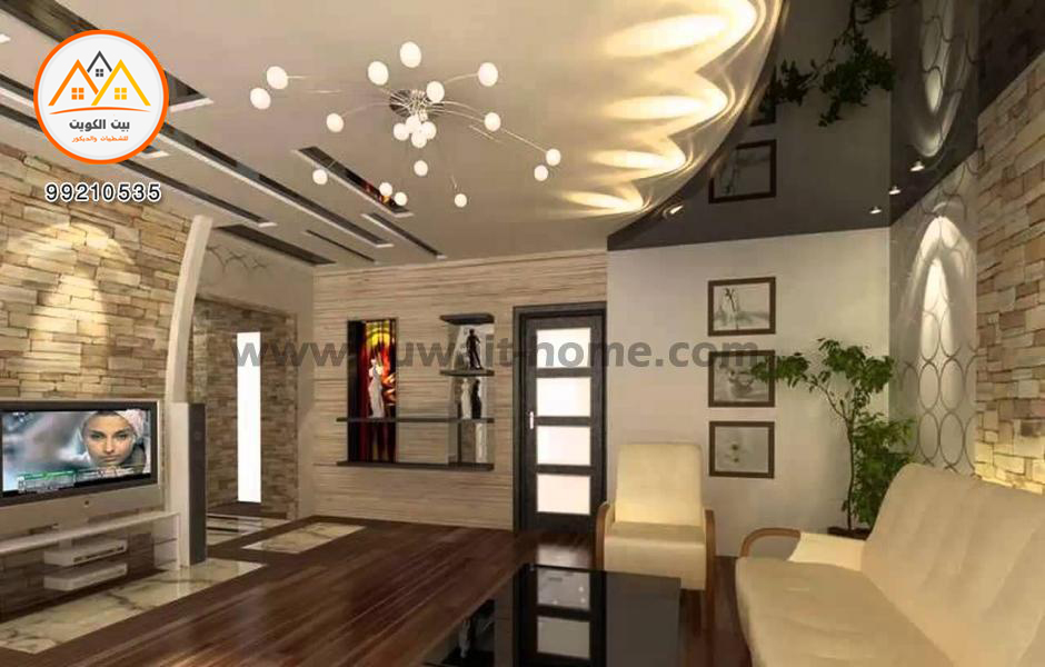 اعمال جبس بور بالاسقف والحوائط شركة دبل لاين لتشييد المباني