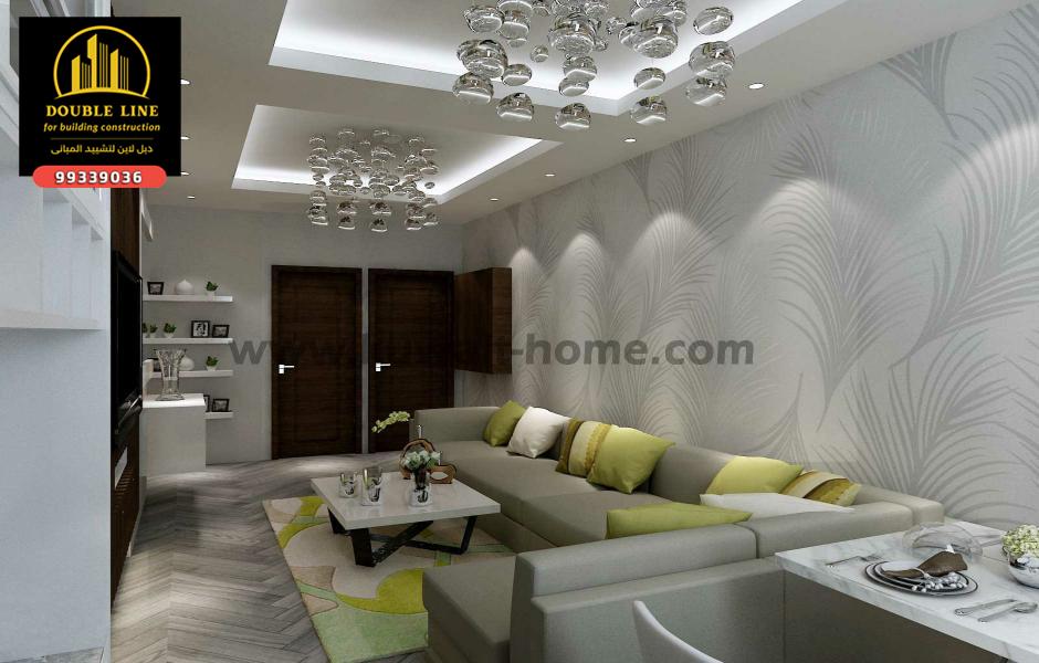 تصميم شقه مودرن صغيره Modern design 99339036 3dmax 