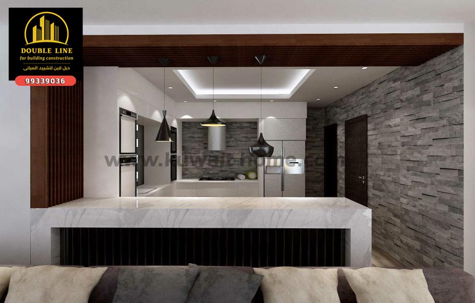 تصميم مودرن خاص 99339036 بمطبخ تحضيري متكامل بعد التعديل 99210535